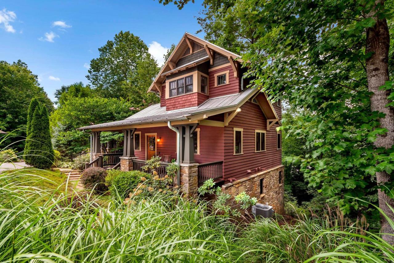 Winterberry Cottage Treetop Balcony And 5 Min To Downtown Black Mtn! Black Mountain Exterior photo